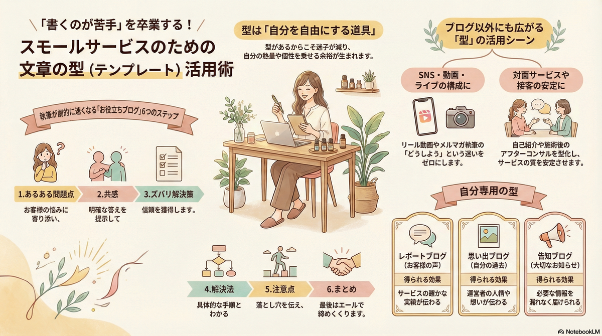 ブログ構成が劇的に速くなる。ブログの型を使いこなす