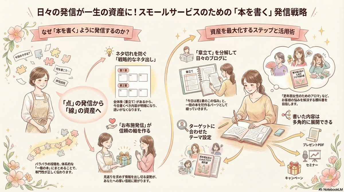 一冊の本をつくる！を目的にすれば戦略的な発信になる