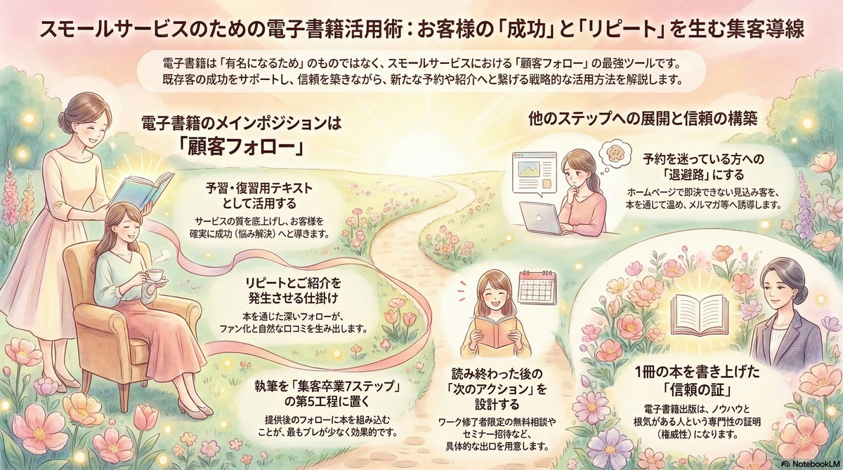スモールサービスの電子書籍活用術