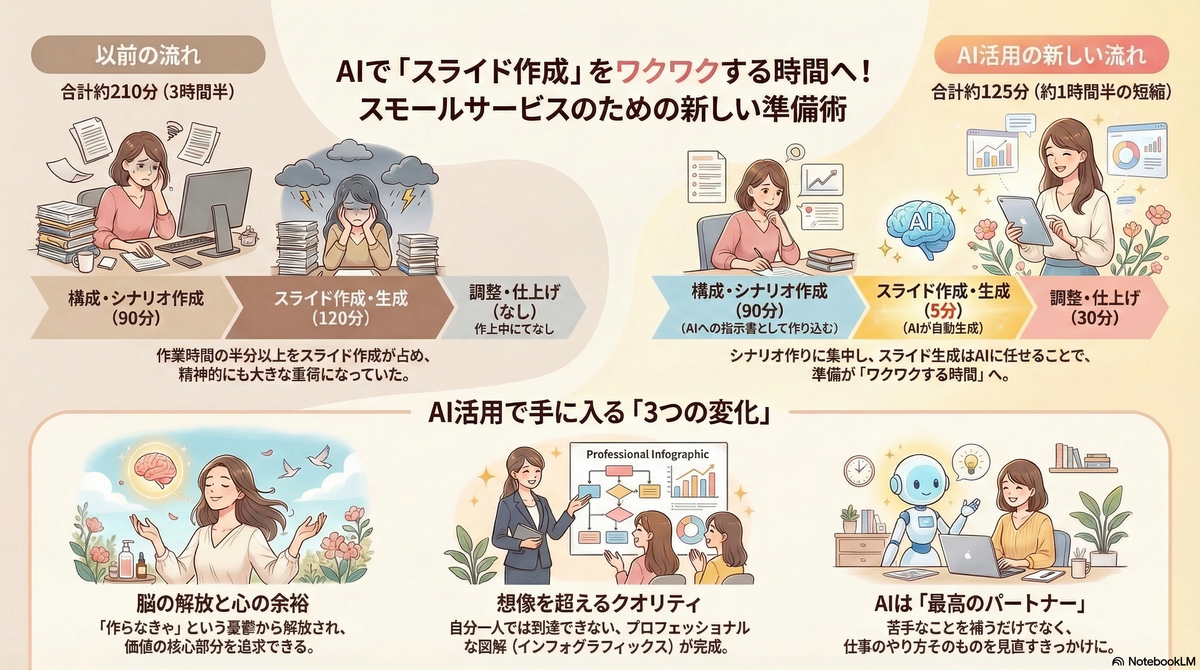 AIに「スライド作成」を任せたら、ワクワクが戻ってきた話