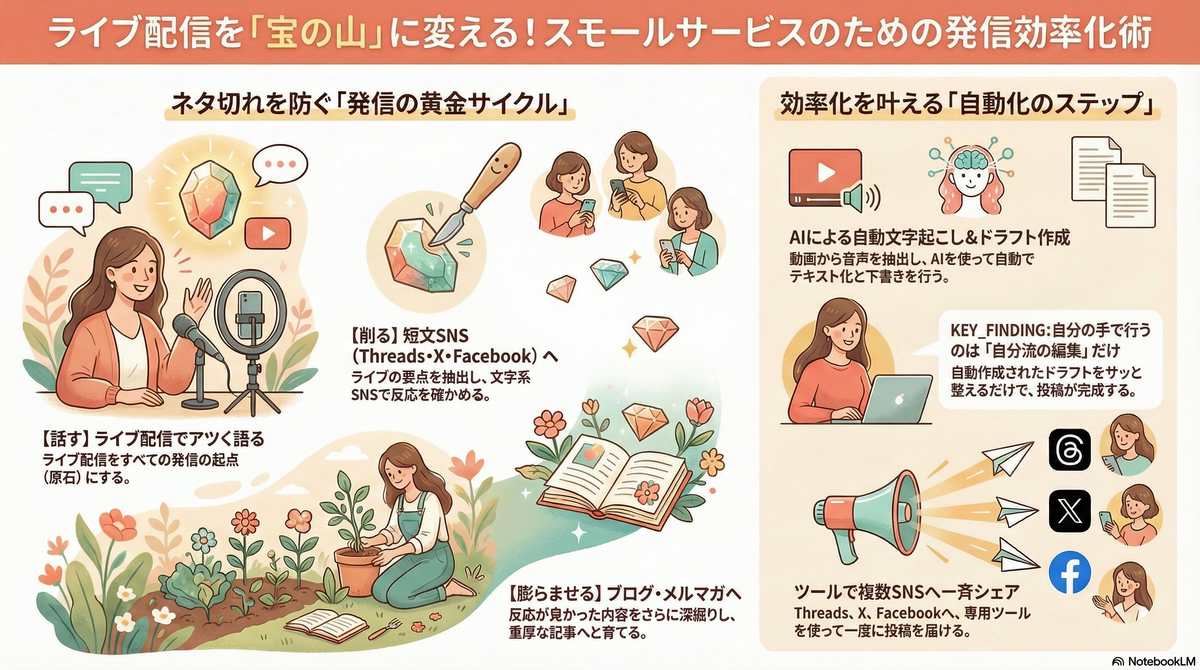 ライブ配信を使いまわせ（2）文字系SNS編