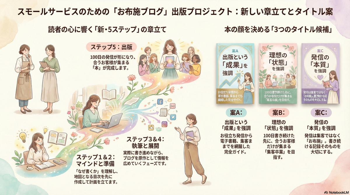 お布施ブログ本のタイトルどうしよ（編集会議1）