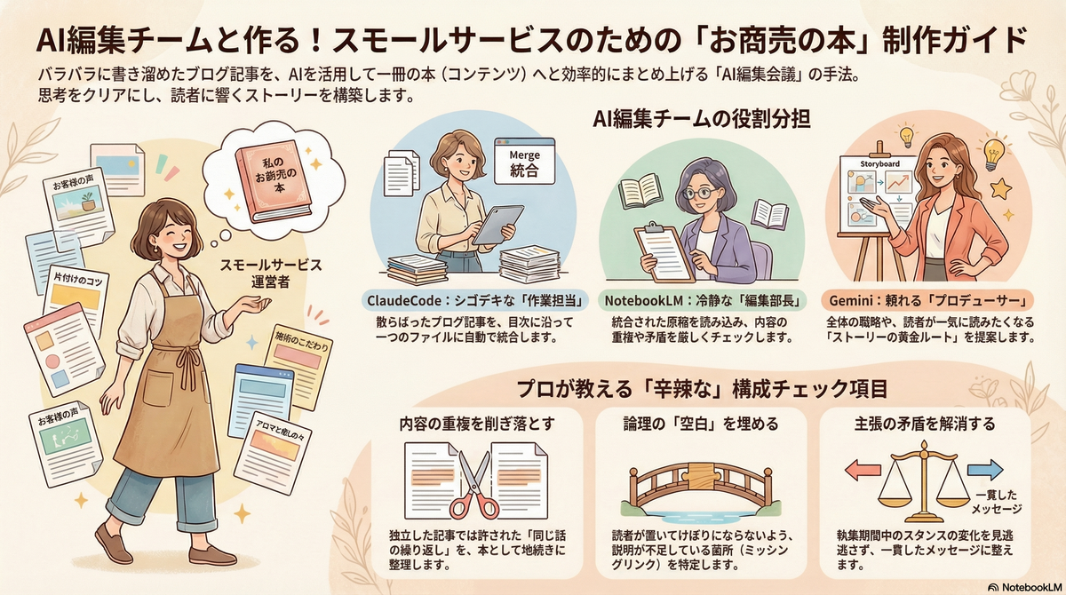 AI編集者とお布施ブログの「書籍化」編集会議