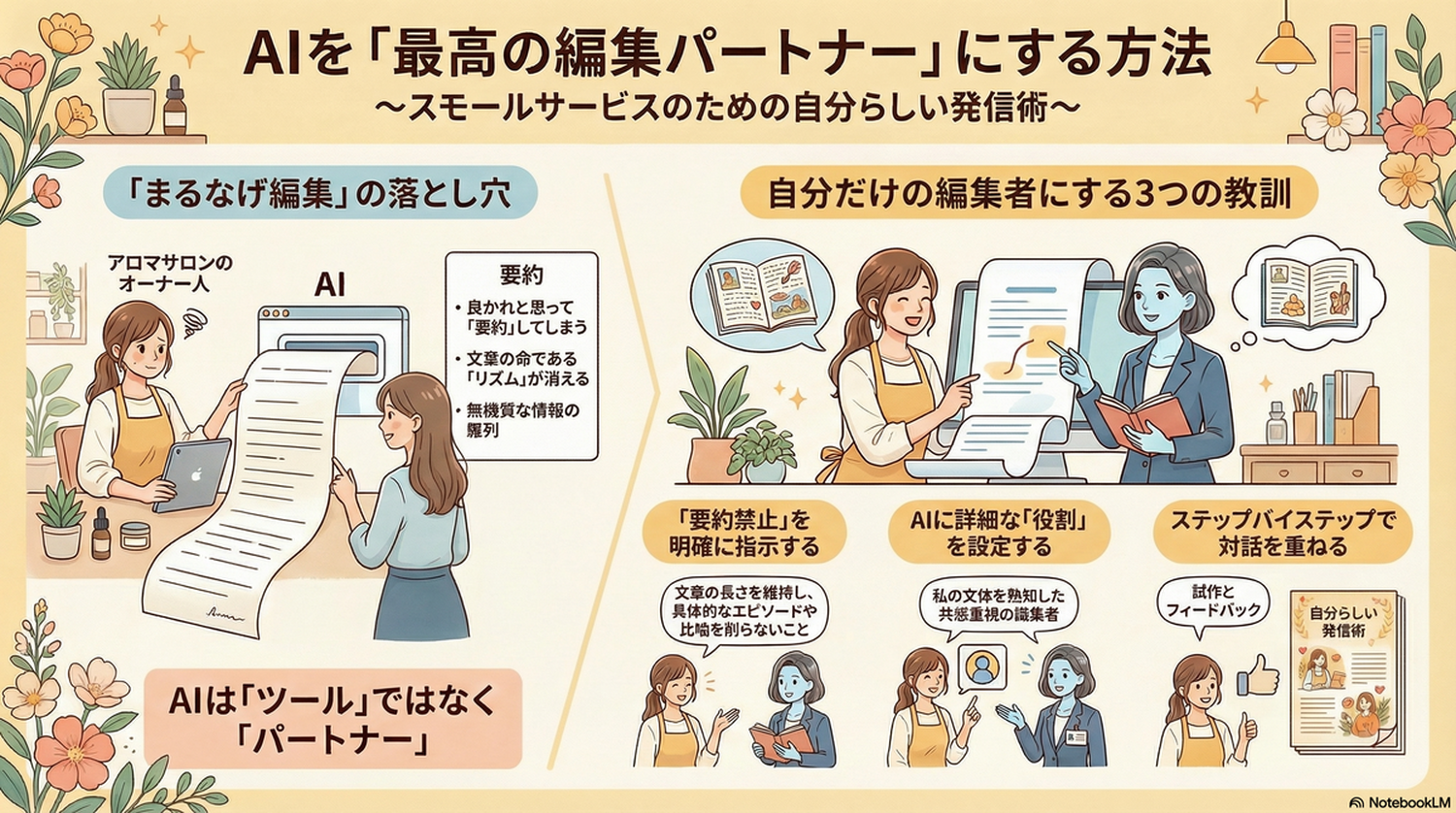 AIによる編集作業の理想と現実