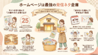 ホームページは最強の発信ネタ倉庫【リウムスマイル！ホム育メルマガ】