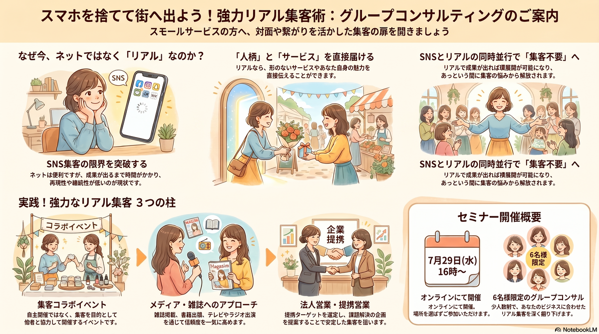 【6名】発信計画ブラッシュアップ会【ホム育気づきサロン】