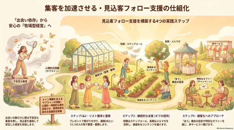集客を加速させる・見込客フォロー支援の仕組化【集客卒業セミナー】