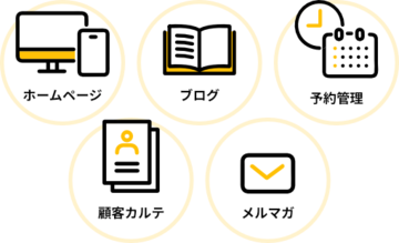 とっちらからない！ホームページと予約・顧客管理・フォロー管理が一体化　
